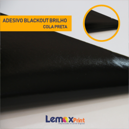 ADESIVO BLACK-OUT -BRILHO - COLA PRETA ADESIVO BLACK-OUT -BRILHO - COLA PRETA  4X0 CORES   